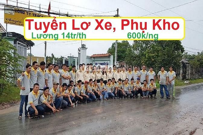 Cty can tuyen Nam tai xe Phu xe giao hang