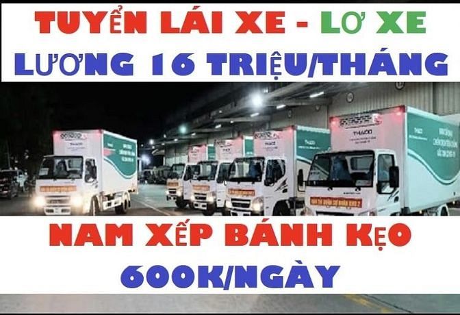 Tuyen dung tai xelo xe va phu kho boc